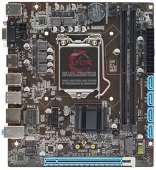 Материнская плата с процессором AFOX IH110-D4-MA2, Socket1151, i5-6400, mATX, Retail, Socket1151, Intel UHD Graphics 530, 2xDDR4, PCIe3.0, 1xM.2, 100LAN, 6xUSB2, 4xUSB3, CPU TDP 95Вт, VGA, HDMI, кулер CPU (IH110-D4-MA2-I5-6400)