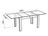 Стол обеденный раскладной "Гермес 2" (дуб млечный/венге), ЛДСП 16 мм, Мебельсон, г. Ижевск