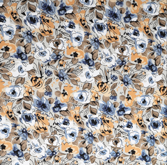 Ткань твил принт 150 г/м2, 100% вискоза, ш. 145 см