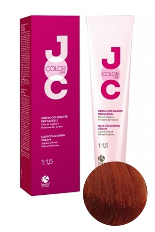 Крем-краска для волос 7.40 блондин интенсивный медный JOC COLOR, Barex