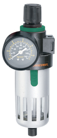 JAZ-0533 Фильтр-сепоратор с регулятором давления для пневматического инструмента 3/8