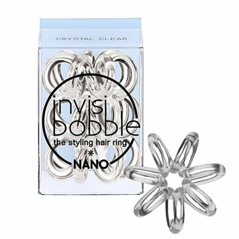 invisibobble nano crystal clear резинка для волос прозрачная