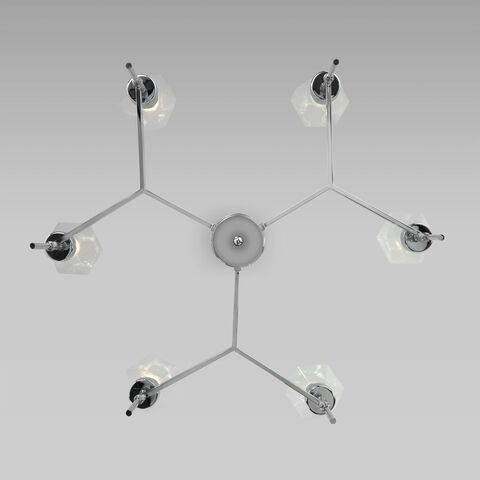 Потолочная люстра Eurosvet Prism 60143/6 хром