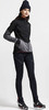 Элитный ветрозащитный костюм для бега Craft Glide Wind женский black-granite