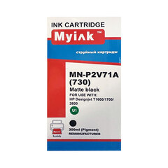 Картридж для (HP 730) HP Designjet T1600/T1700/T2600 P2V71A (восстановленный) Black (300ml, Pigment) MyInk