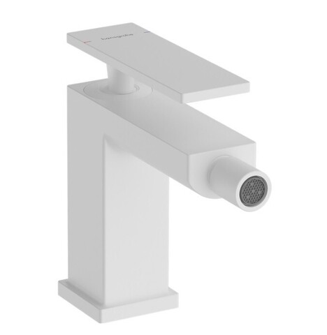 Hansgrohe 73200700 Tecturis E Смеситель для биде 80, однорычажный, со сливным гарнитуром, мб