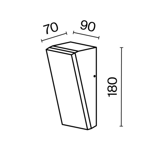 Настенный светильник Maytoni Brick O436WL-L10GF3K1