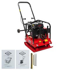 Виброплита прямоходная DDE VP90-СK (LONCIN G200F.6,5 л.с.,плита 540х450 мм,550 кв.м./час, 90 кг.КОЛЕСА) (Арт. VP90-СK)