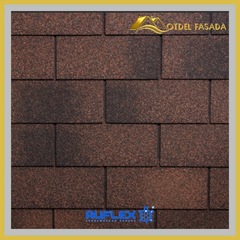 Гибкая черепица Ruflex Tab R-T-6 Медный отлив, 3 м2/уп.