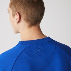 Толстовка теннисная Lacoste Men's SPORT Sweatshirt - blue/whie/blue