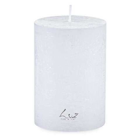 Свеча цилиндрическая 7х10см Luz your senses белая