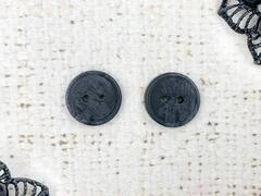 Пуговицы, d 1,5 см, графит