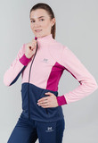 Женский элитный утеплённый лыжный костюм Nordski Pro Candy Pink/Blue W
