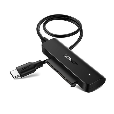 Конвертер UGREEN CM321 USB-C 3.0 to 2.5-Inch SATA Converter 50 см, черный