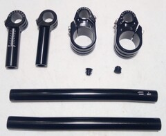 Клипоны 39 мм для мотоцикла / черные