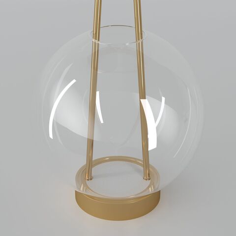 Настольная светодиодная лампа Eurosvet Frasco 80507/1 латунь