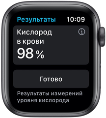 Смарт-часы Apple Watch Series 6 44mm Space Gray Aluminum Case with Black Sport Band (M00H3RU/A)