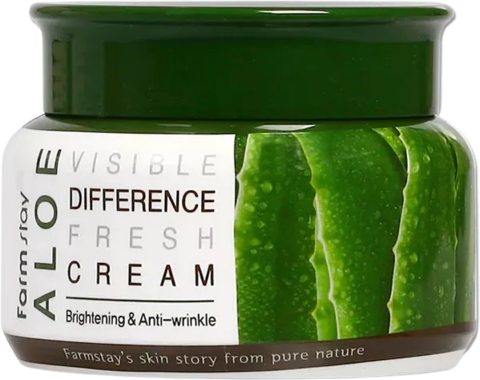 Farmstay Aloe Крем для лица увлажяющий с экстрактом алое  Aloe Visible Difference Fresh Cream