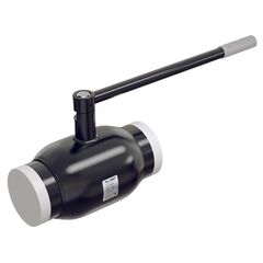 Кран стальной шаровой цельносварной ALSO КШ.П, DN-125 PN-25, длина-330мм, стандартнопроходной, приварной с ручкой