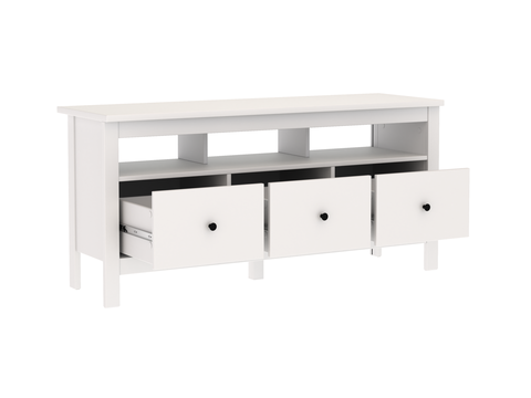 Тумба Сага 3 ящика, 131,2*41,4*62,2 см, белый