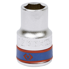 KING TONY (433512M) Головка торцевая стандартная шестигранная 1/2", 12 мм