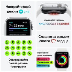 Смарт-часы Apple Watch Series 6 44mm Space Gray Aluminum Case with Black Sport Band (M00H3RU/A)