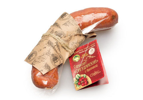 Сервелат "Онгудайский" с брусникой~200г