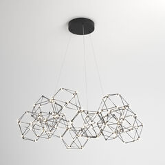 Подвесной светодиодный светильник Uma 90169/12 черный жемчуг