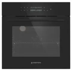 Духовой шкаф MEFERI MEO6010BK Ultra, встраиваемый, сенсорный дисплей, черный