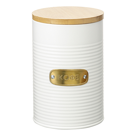 Банка для хранения кофе 1.3л Smart Solutions Irmel молочная