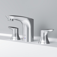 Смеситель для умывальника, трехсекционный с донным клапаном AM.PM  - F8008000