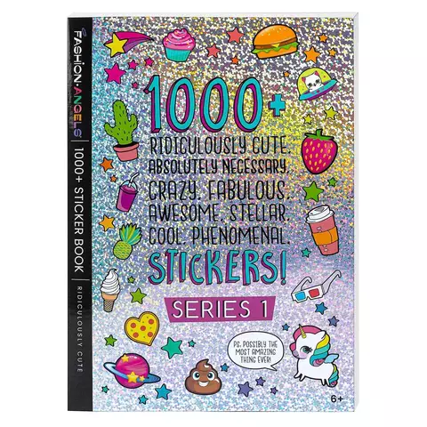 Stiker\Sticker Ridiculously Cute 1000+ Sticker Book 40 Pages