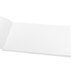 Бумага для акварели Проф-Пресс, формат А4, 20 листов, 100% хлопок, альбом-планшет с жёсткой подложкой, серия "Зелёная классика"