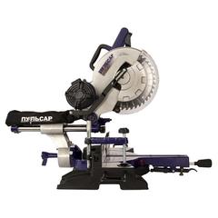 Пила торцовочная ПУЛЬСАР ПТН 255-2000 (2000Вт, 255х30мм, рез 70х305мм, рем. передача, направляющие, лазер, 20 кг)