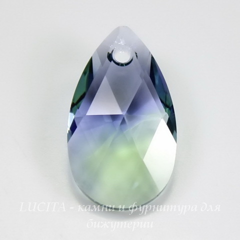 6106 Подвеска Сваровски Капля Provence Lavender/Chrysolite Blend (22 мм)