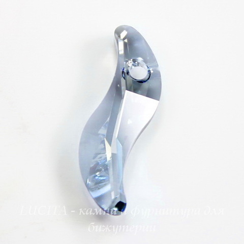 6525 Подвеска Сваровски Wave Crystal Blue Shade (19 мм)