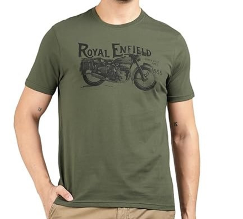 Футболка RE BULLET-350 T-SHIRT OLIVE , размер M