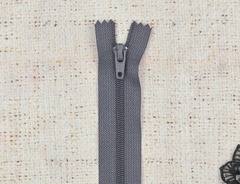 Молния брючная SBS автомат, L 20 см, Т3, н/р, серый