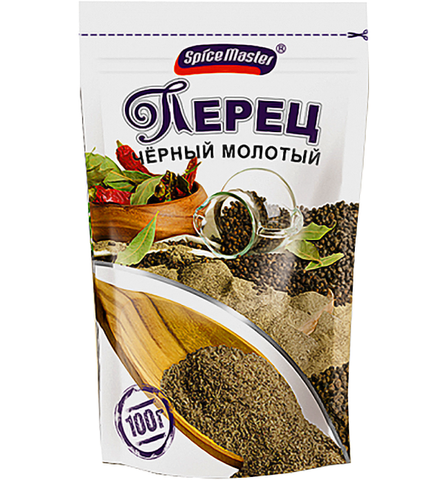 SpiceMaster Перец черный молотый 100гр