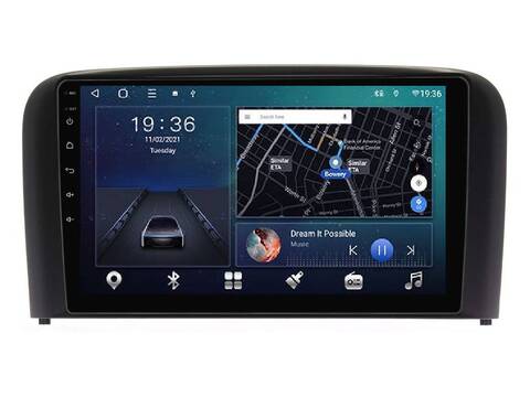 Магнитола для Volvo S80 (1998-2006) Android 11 3/32GB QLED DSP 4G модель VO-001TS18