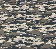 Ткань сорочечная Тиси 120 г/м2, ш. 150 см, чёрный омон