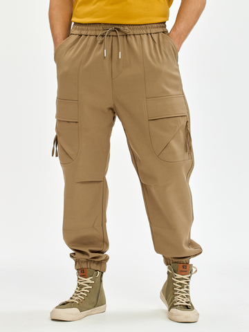 Брюки Qwentiny ТZ25901 с флисом (Бежевый) (Арт. БК-74)