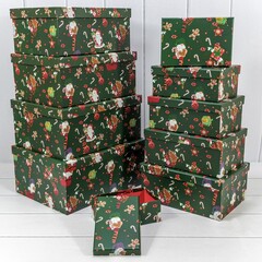 
          Коробка 34 х 26 х 15.3 см Набор 10 шт "Новый год" (Зеленый)