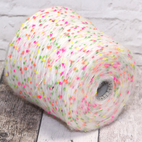 Смотка с кидмохером 225 белый с крапинками