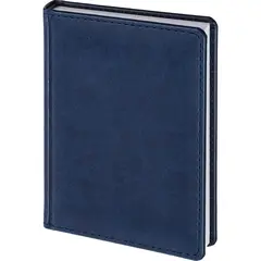 Ежедневник датированный 2026 АТТАСНЕ А6, 176л, 110х155мм Сиам, синий