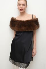 Комбинация с кружевом