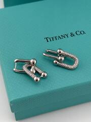 Серьги трансформеры TIFFANY HARD с куб.циркониями