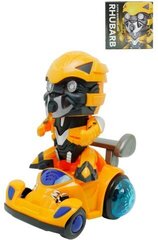 Робот Бамбл на Машинке, Свет/Звук/Движение, в кор.