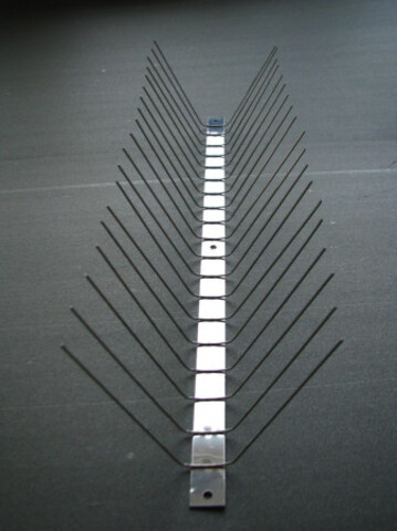 Металлические противоприсадные шипы 