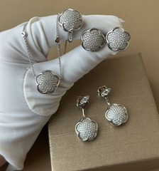 49717- Колье с подвеской Giardini из серебра с микроцирконами